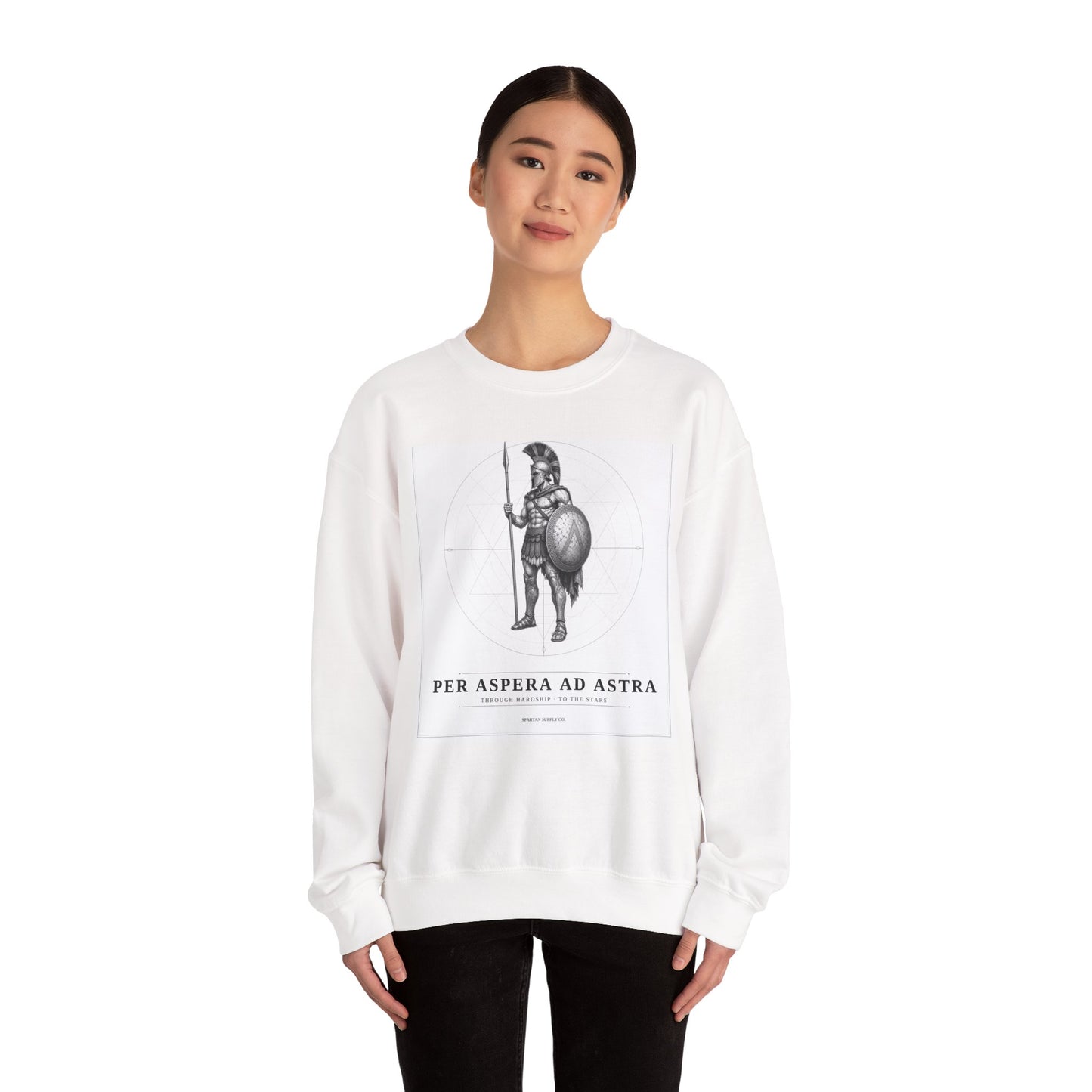 Spartan Warrior Crewneck — Military Inspired Sweatshirt — Spartan Supply Co.