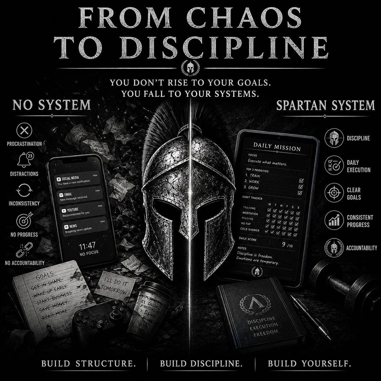 From chaos to discipline Spartan discipline system transformation image